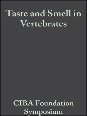 cover image of Taste and Smell in Vertebrates